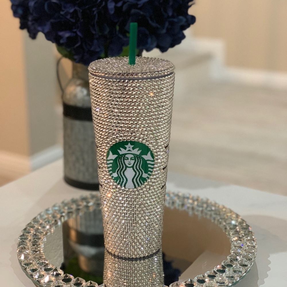Blinged out Trenta Starbucks cup